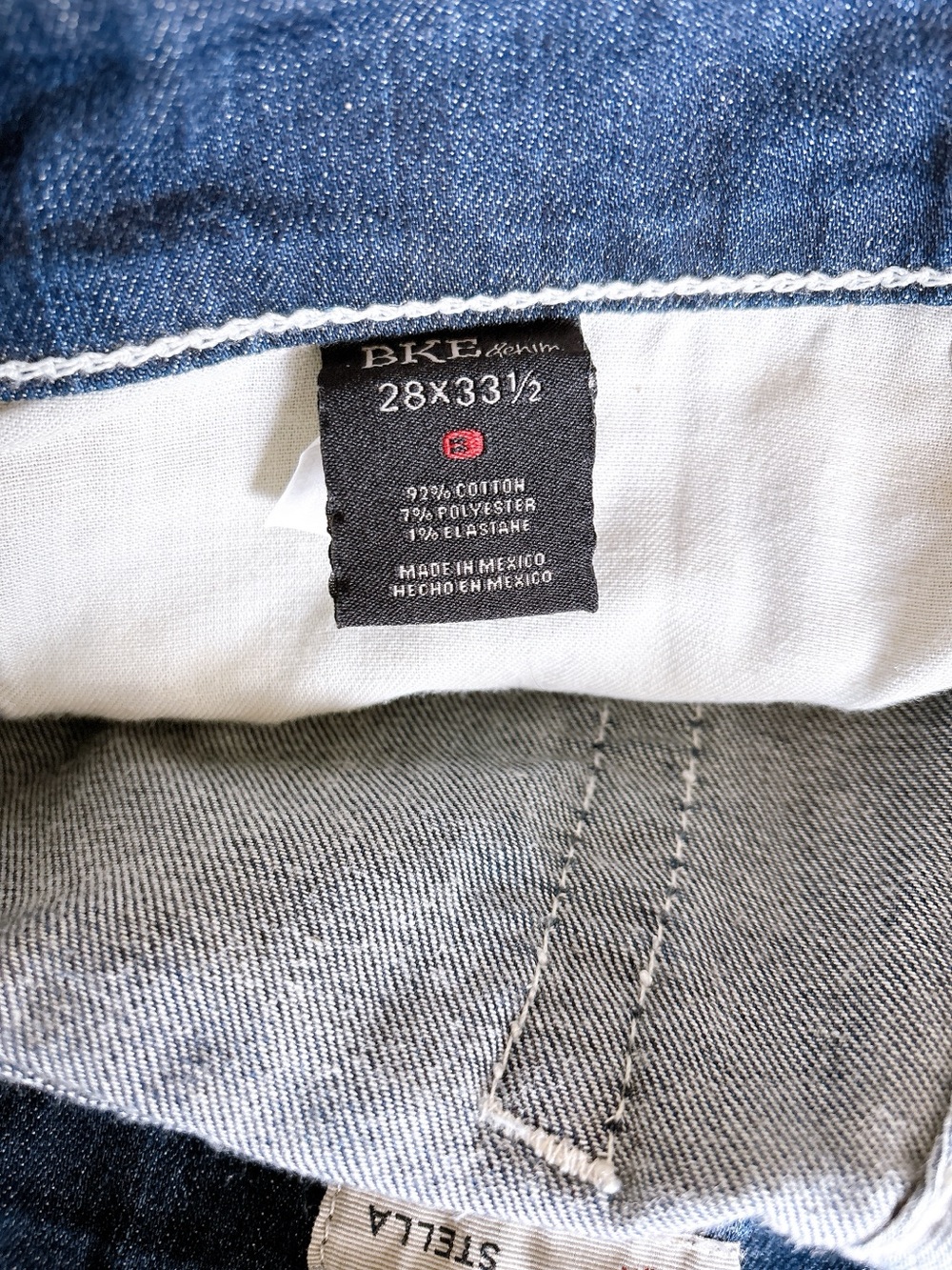 BKE Stella Bootcut Jeans Womens 28L Medium Wash Stretch Flare Denim 28x33.5 - Picture 7 of 16